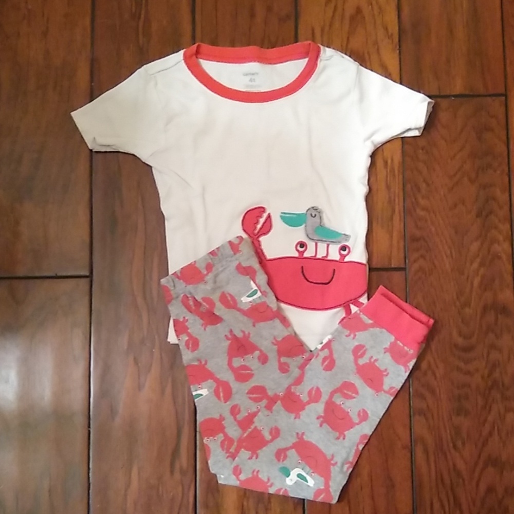 Girls Pajama Set. Size 4T. Carter's.